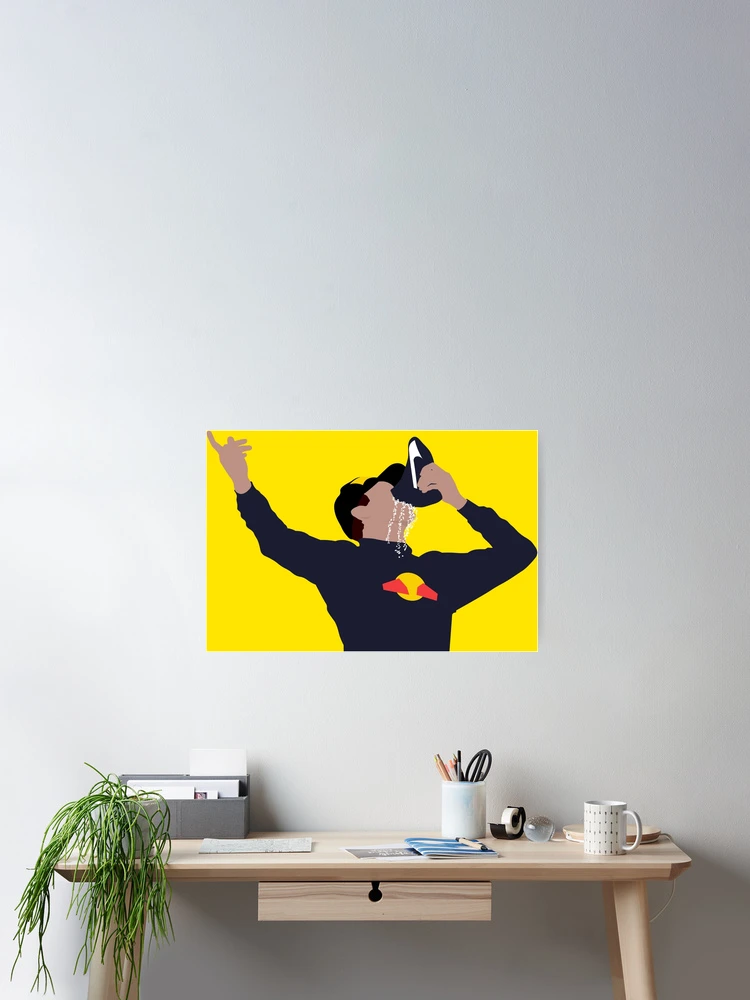 Thumbnail 2 of 3, Poster, Daniel Ricciardo Shoey designed and sold by Roc3Design.