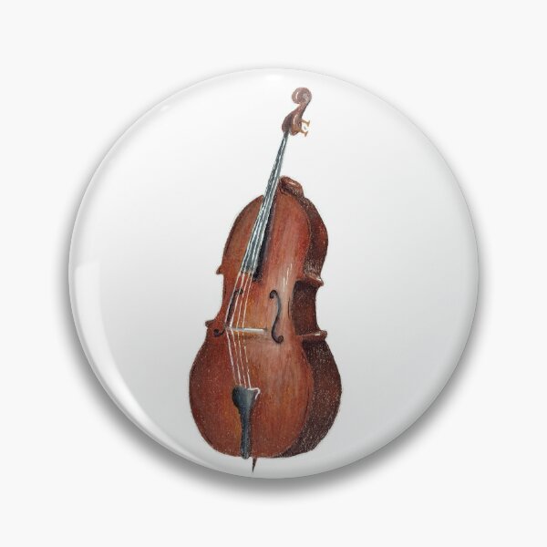 Item preview, Hand-drawn Upright Bass designed and sold by Ash Huey.