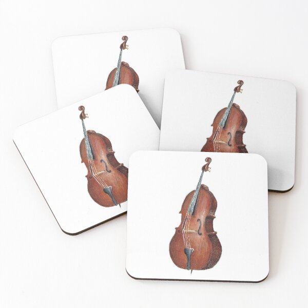 Item preview, Hand-drawn Upright Bass designed and sold by Ash Huey.