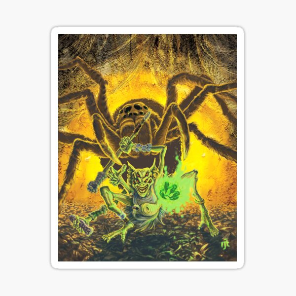 Scarred Lands art: Gauntlet of Spiragos Sticker