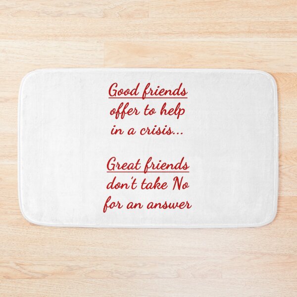 Item preview, Good friends, great friends (Red-White) - designed and sold by Printerially.