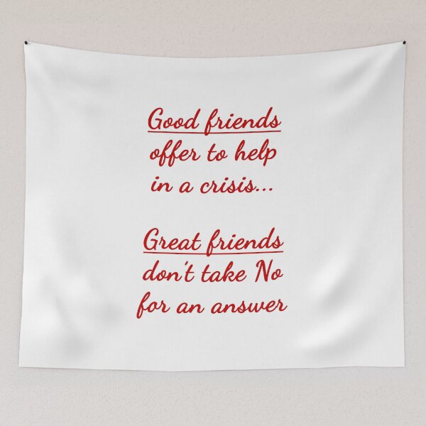 Item preview, Good friends, great friends (Red-White) - designed and sold by Printerially.