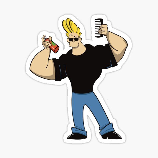 Johnny Bravo Sticker