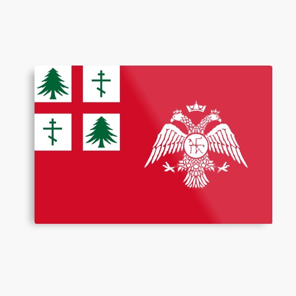 Orthodox New England Flag Metal Print