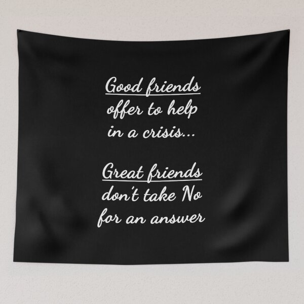 Item preview, Good friends, great friends (White-Black) - designed and sold by Printerially.