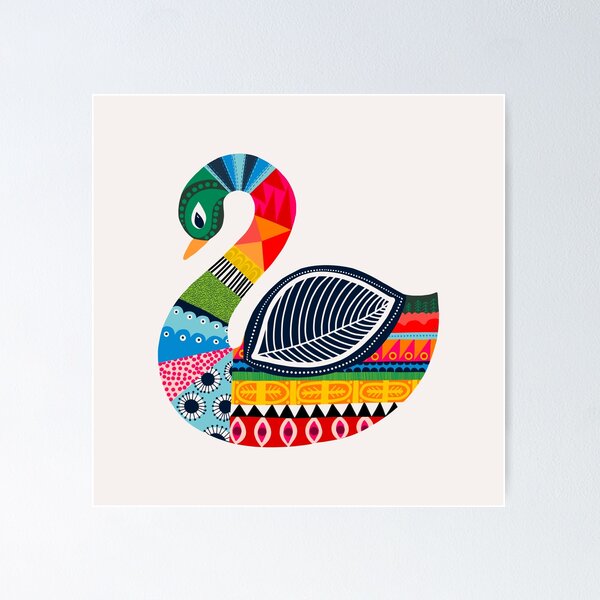 Item preview, Rainbow Swan designed and sold by ToEllaBloom.