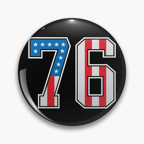 Item preview, 76 American Lucky Number Seventy-six United States Flag designed and sold by Urosek.