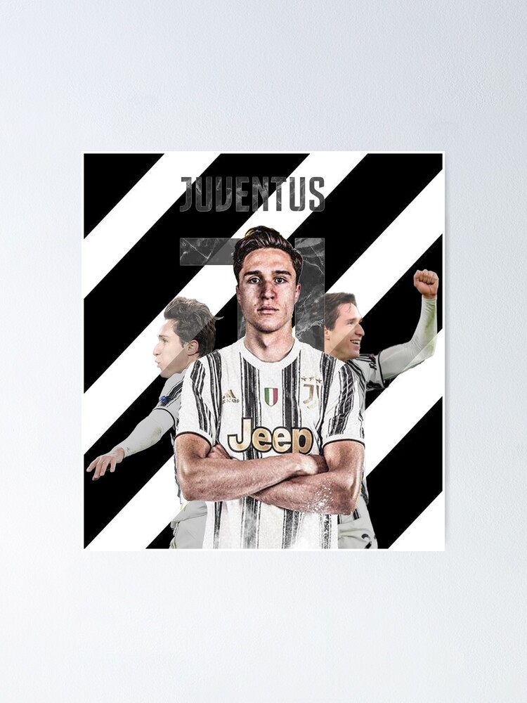 Federico Chiesa Juventus Fc Poster By Peppez Redbubble