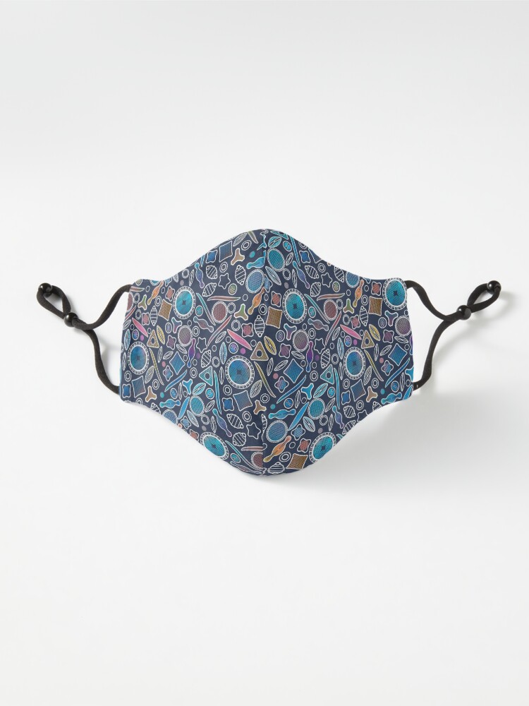 Alternate view of Under the microscope - Indigo Mask