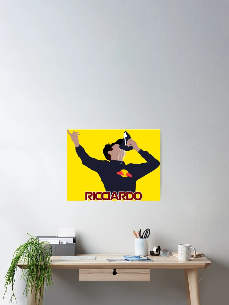 Thumbnail 2 of 3, Poster, Daniel Ricciardo Shoey designed and sold by Roc3Design.