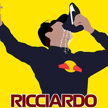 Artwork thumbnail, Daniel Ricciardo Shoey by Roc3Design