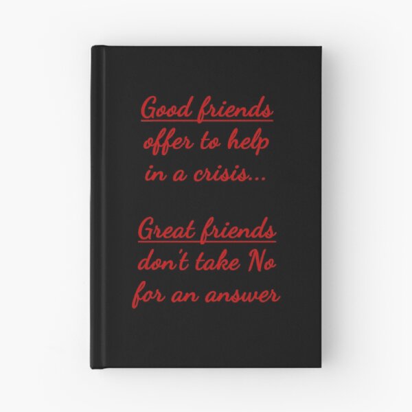 Item preview, Good friends, great friends (Red-Black) - designed and sold by Printerially.