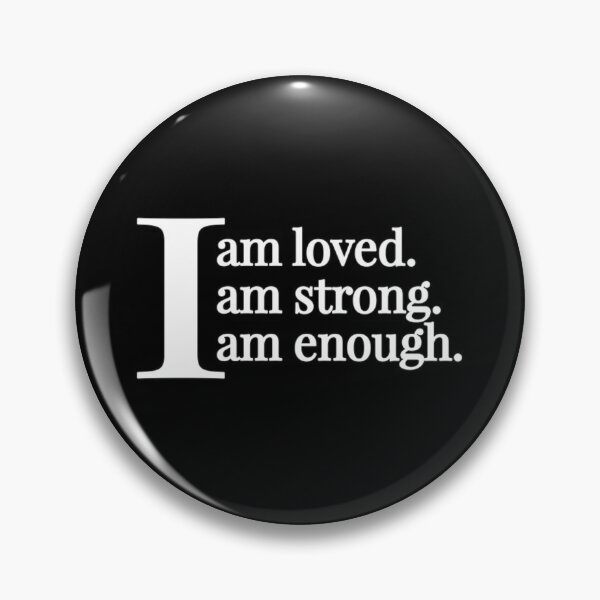 Item preview, I am loved | I am strong | I am enough designed and sold by Swirlstache.