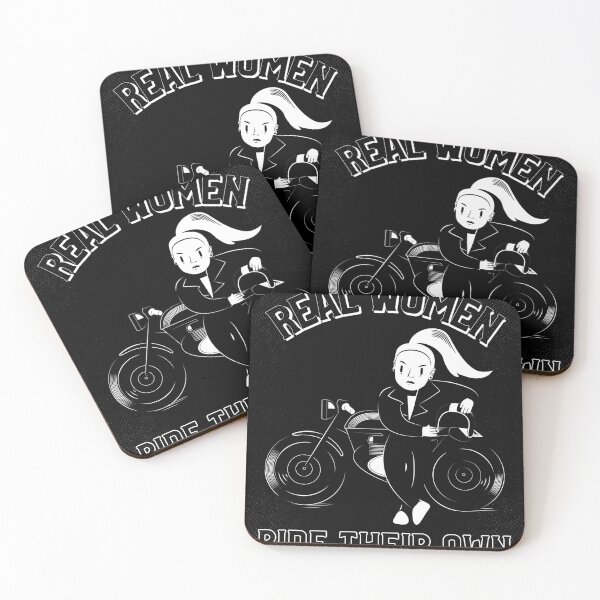 Item preview, Real Women Ride Their Own - Biker Chick designed and sold by Creative  Tagging.