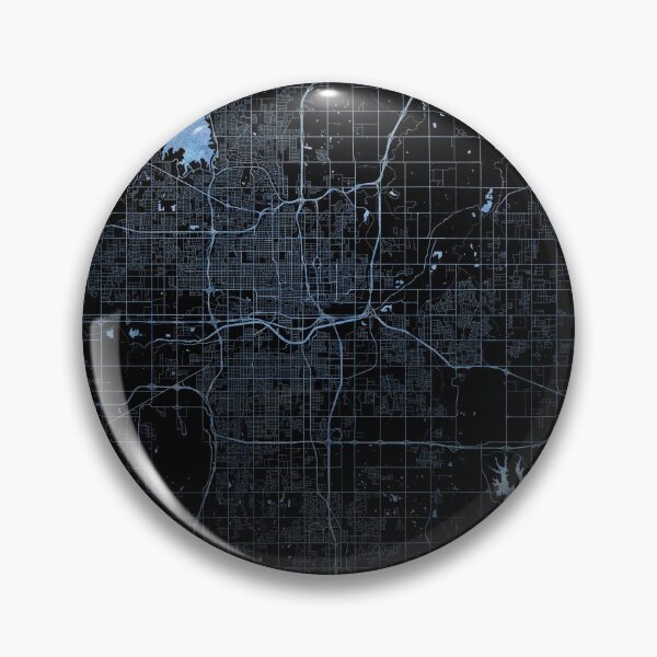 Item preview, Oklahoma City Map designed and sold by onyxember.