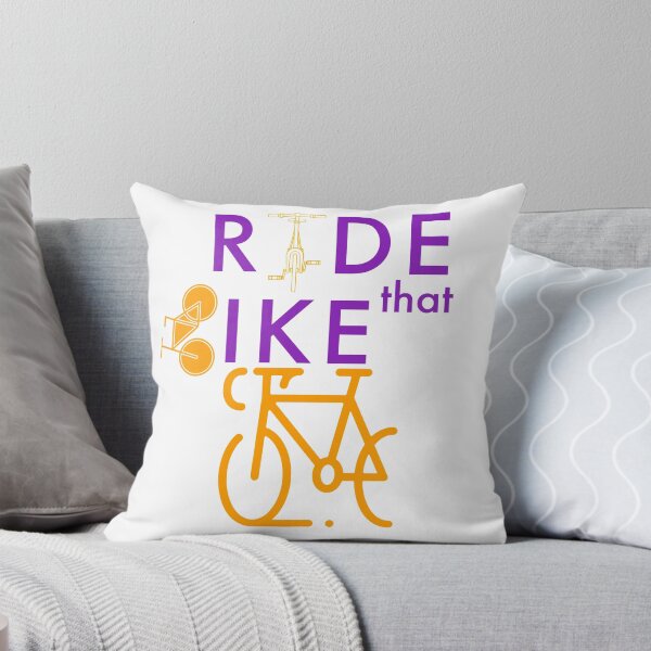Item preview, Ride that bike desin | ride a bike | love my bicycle featuring orange bicycles designed and sold by TatianaLG.