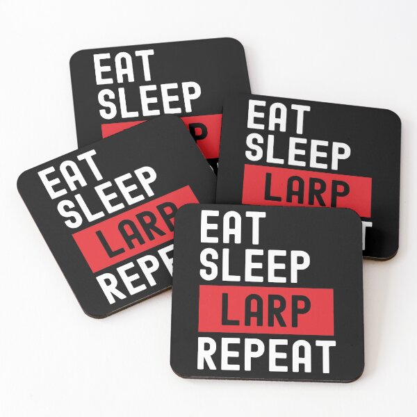 Item preview, Sleep Repeat Roleplay Larping Larp Eat designed and sold by yellowdellow.