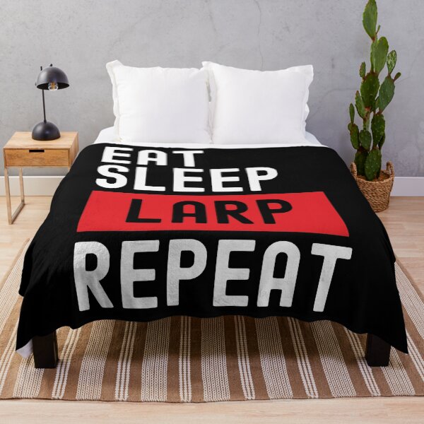 Item preview, Sleep Repeat Roleplay Larping Larp Eat designed and sold by yellowdellow.