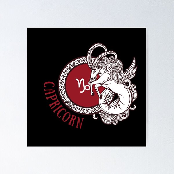 Item preview, Capricorn Goat Astrology designed and sold by BodhiCrave.