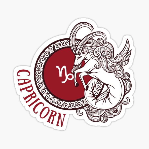Capricorn Goat Astrology Sticker