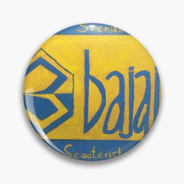 Item preview, Logo of the Swedish Bajaj Scooterists handmade designed and sold by Janne-Hagnell.