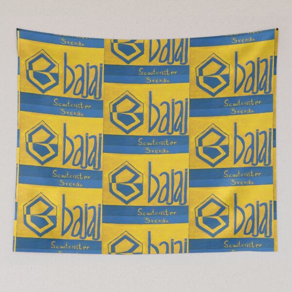 Item preview, Logo of the Swedish Bajaj Scooterists handmade designed and sold by Janne-Hagnell.