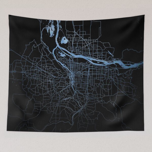 Item preview, Portland City Map designed and sold by onyxember.