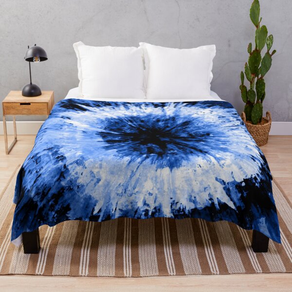 Item preview, Blue Tie Dye Painted Multi-Media Design designed and sold by AEJdesign.