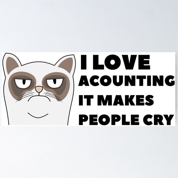 Item preview, I love accounting designed and sold by joshmx19.