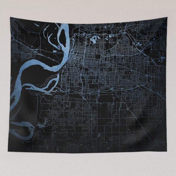 Item preview, Memphis City Map designed and sold by onyxember.