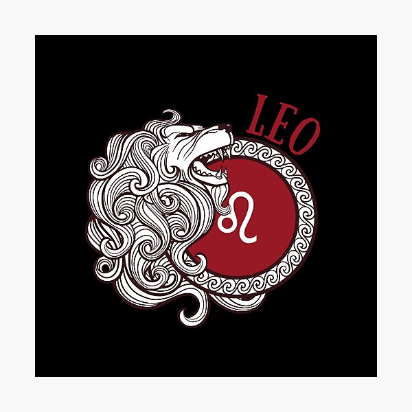 Item preview, Leo Lion Astrology designed and sold by BodhiCrave.