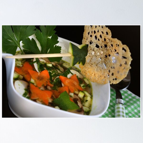 Item preview, Soup and Parmiggiano Chip designed and sold by SmoothBreeze7 | Liz Collet Photography.