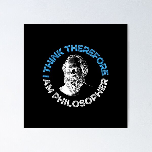 Item preview, I think therefore i am philosopher designed and sold by FurioInc.