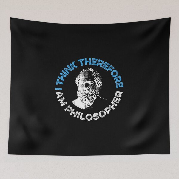 Item preview, I think therefore i am philosopher designed and sold by FurioInc.