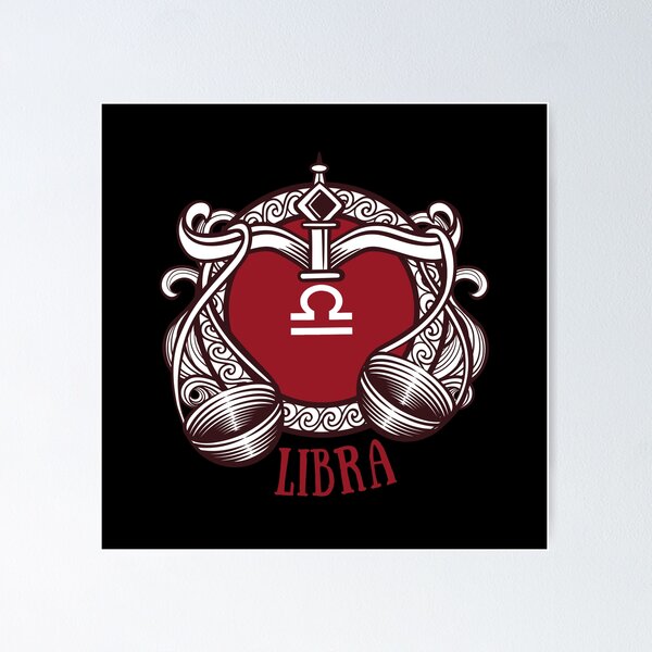 Item preview, Libra Scales Astrology Gift designed and sold by BodhiCrave.