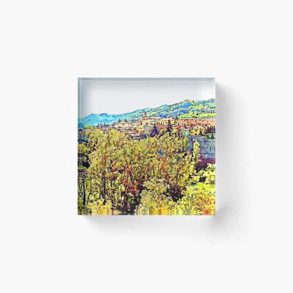 Item preview, Fognano: wood and cityscape designed and sold by Giuseppe Cocco.
