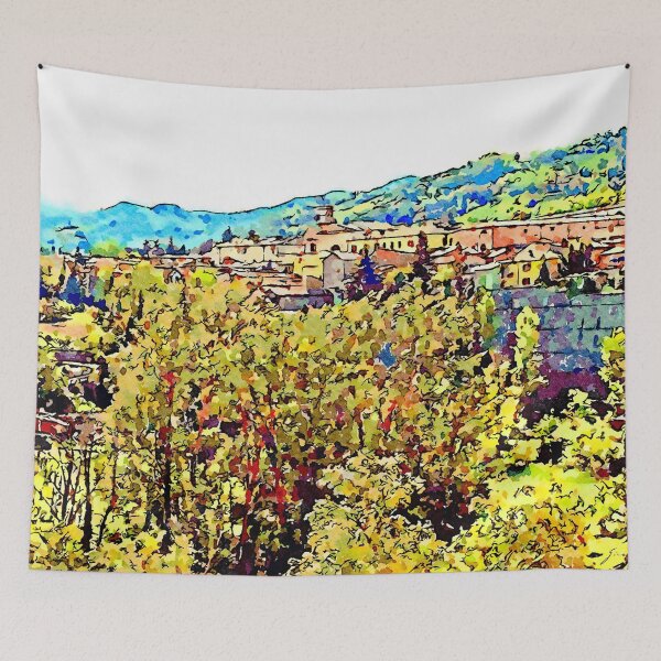 Item preview, Fognano: wood and cityscape designed and sold by Giuseppe Cocco.