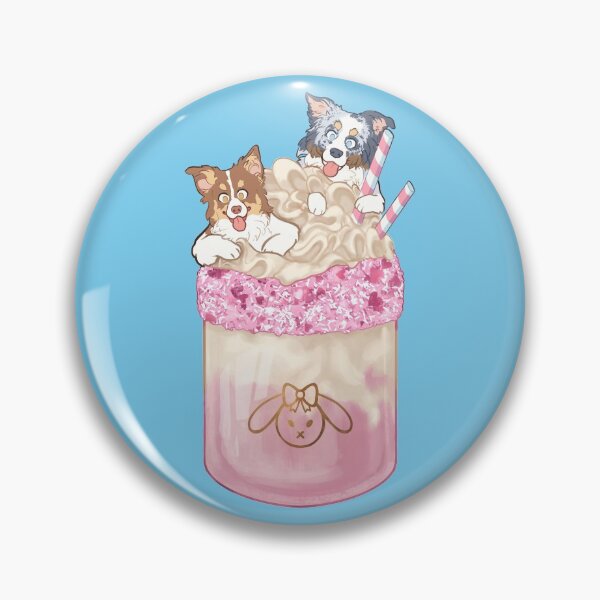 Item preview, Red tri and blue Merle Aussies - freyaspack commission designed and sold by Ivy Fox Illustration.