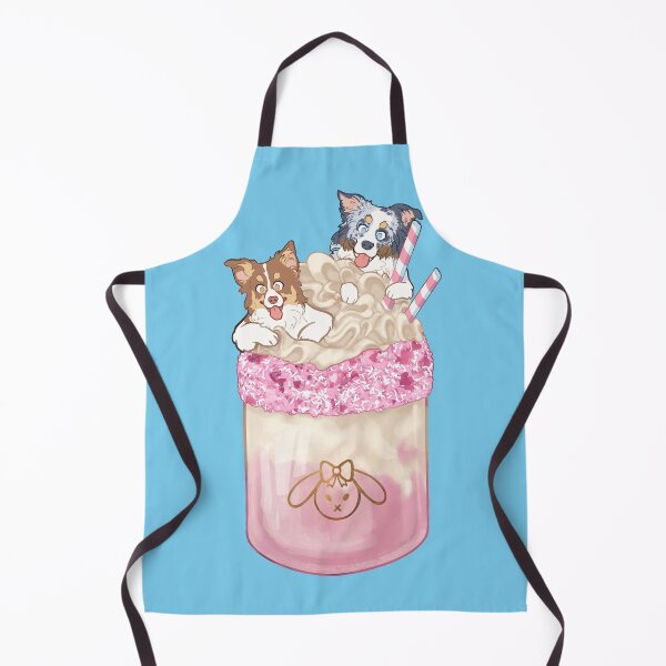 Item preview, Red tri and blue Merle Aussies - freyaspack commission designed and sold by Ivy Fox Illustration.