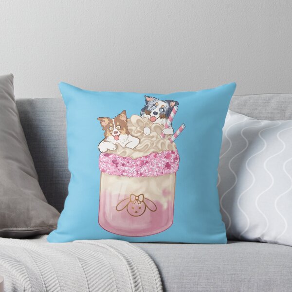Item preview, Red tri and blue Merle Aussies - freyaspack commission designed and sold by Ivy Fox Illustration.