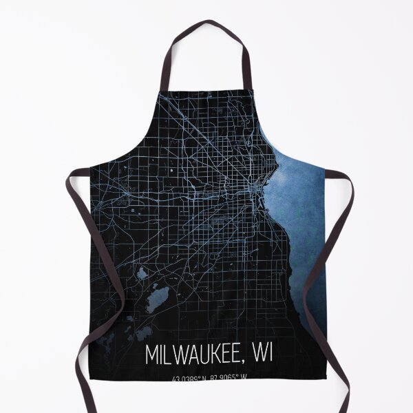 Item preview, Mapa de la ciudad de Milwaukee designed and sold by onyxember.