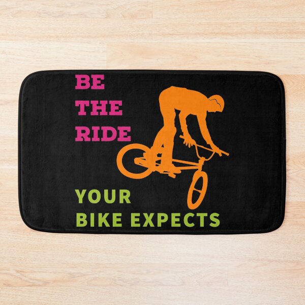 Item preview, Be the ride your bike expects desin | ride a bike | love my bicycle featuring orange bicycle rider designed and sold by TatianaLG.
