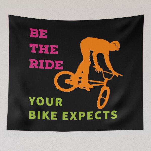 Item preview, Be the ride your bike expects desin | ride a bike | love my bicycle featuring orange bicycle rider designed and sold by TatianaLG.