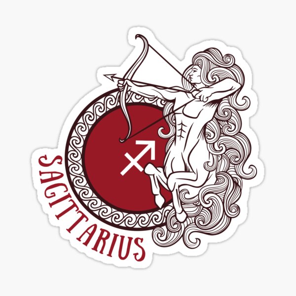 Sagittarius Centaur Astrology Gift Sticker