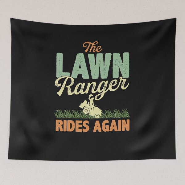 Item preview, The Lawn Ranger Rides Again Funny Gardening Mowing Lover Gift Lawn Mover Design designed and sold by alenaz.