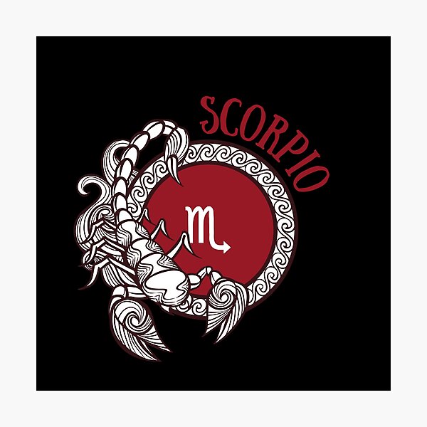Item preview, Scorpio Scorpion Astrology Gift designed and sold by BodhiCrave.