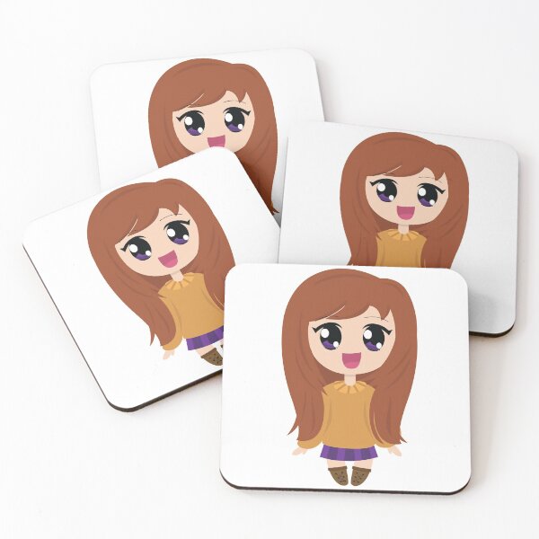 Item preview, Chibi Kawaii Anime Girl with Brown Hair and Big Eyes designed and sold by fredgarden8.