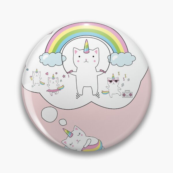 Item preview, Caticorn T shirt Cat Unicorn Kittycorn Rainbow Gifts Kids Girls Women Funny Cute Tees Fitted designed and sold by RedoneDesignART ⭐⭐⭐⭐⭐.