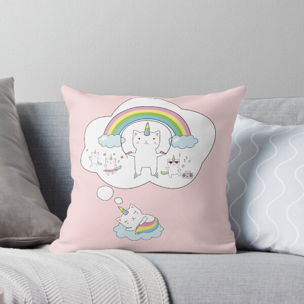 Item preview, Caticorn T shirt Cat Unicorn Kittycorn Rainbow Gifts Kids Girls Women Funny Cute Tees Fitted designed and sold by RedoneDesignART ⭐⭐⭐⭐⭐.