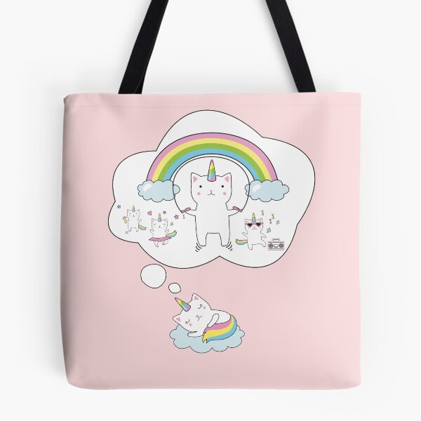 Item preview, Caticorn T shirt Cat Unicorn Kittycorn Rainbow Gifts Kids Girls Women Funny Cute Tees Fitted designed and sold by RedoneDesignART ⭐⭐⭐⭐⭐.